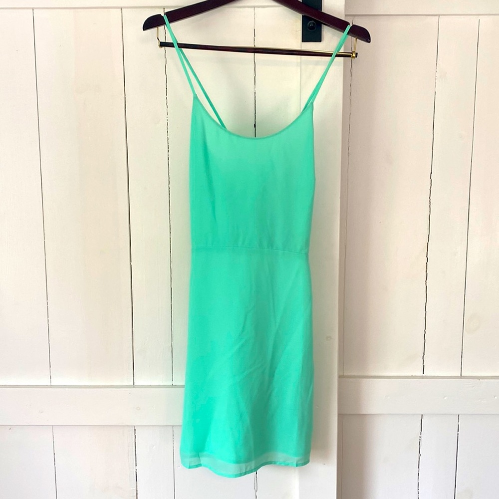 Mint green boutique sundress. Worn once. Size medium. TTS.